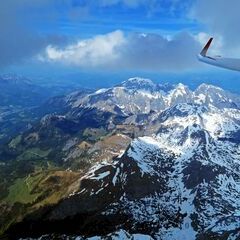 Flugwegposition um 12:07:49: Aufgenommen in der Nähe von Berchtesgadener Land, Deutschland in 3051 Meter